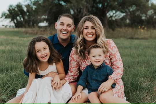 Kinsley Jordan family image representing farming roots